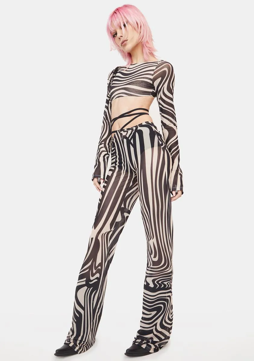 Perceive Me Mesh Trousers sold by Dolls Kill product image thumbnail 2