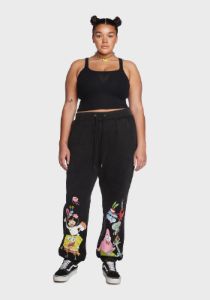 Plus Started At The Bottom Graphic Sweatpants sold by Dolls Kill