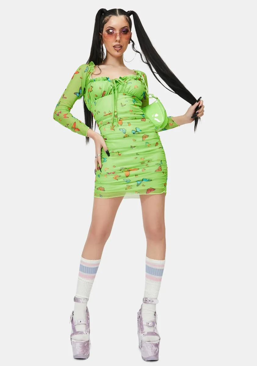 Butterfly Dress sold by Dolls Kill product image thumbnail 3