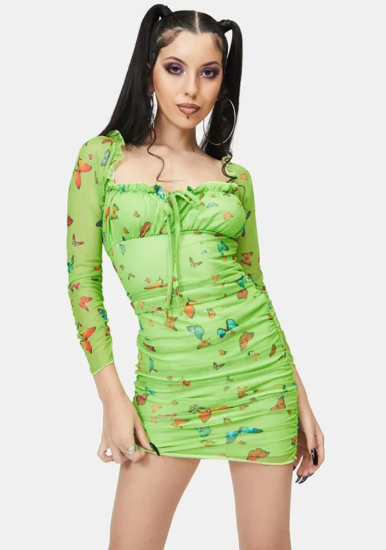 Butterfly Dress sold by Dolls Kill