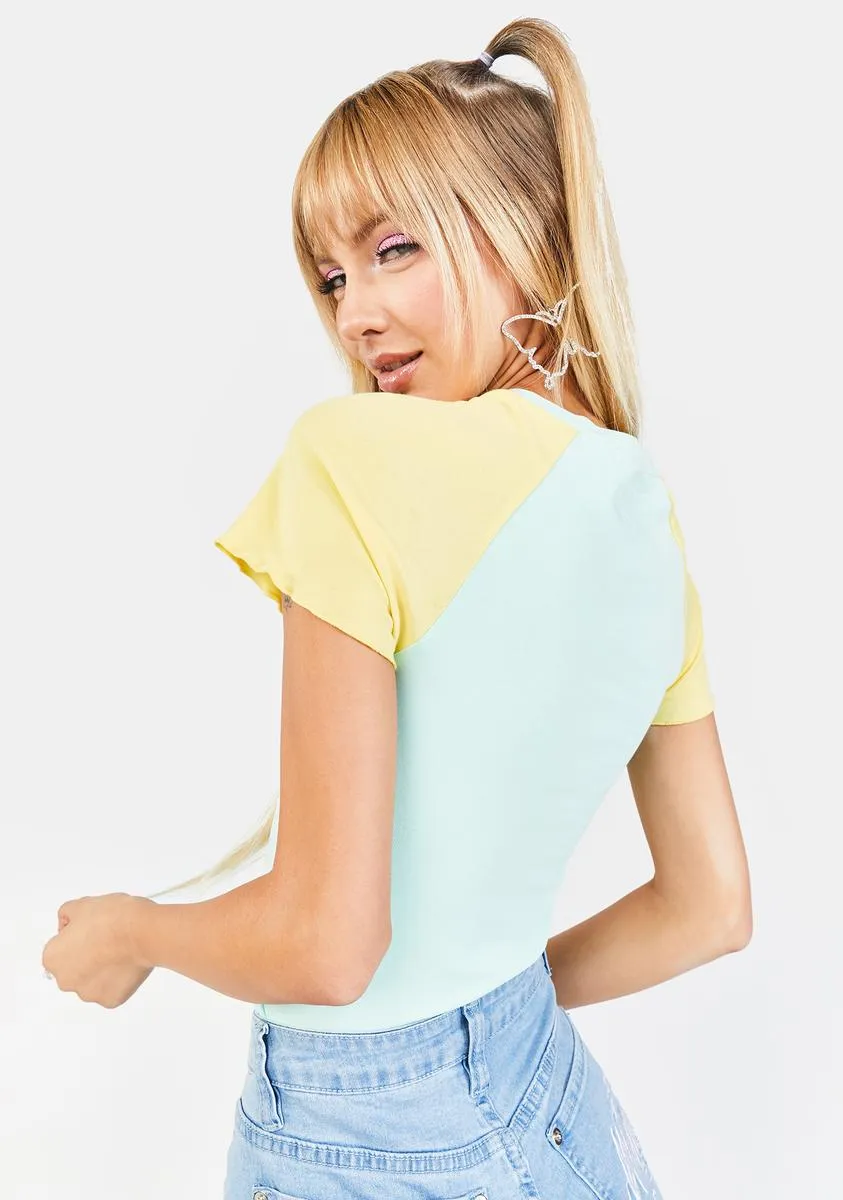 She's Bloomin' Star Raglan Tee sold by Dolls Kill product image thumbnail 4