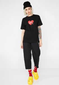 Olive Loves Huf Tee sold by Dolls Kill