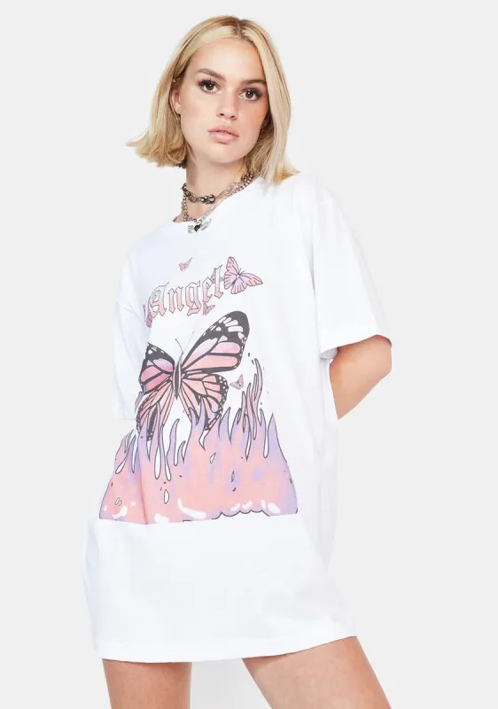 Hottest Lil Angel Graphic Tee sold by Dolls Kill