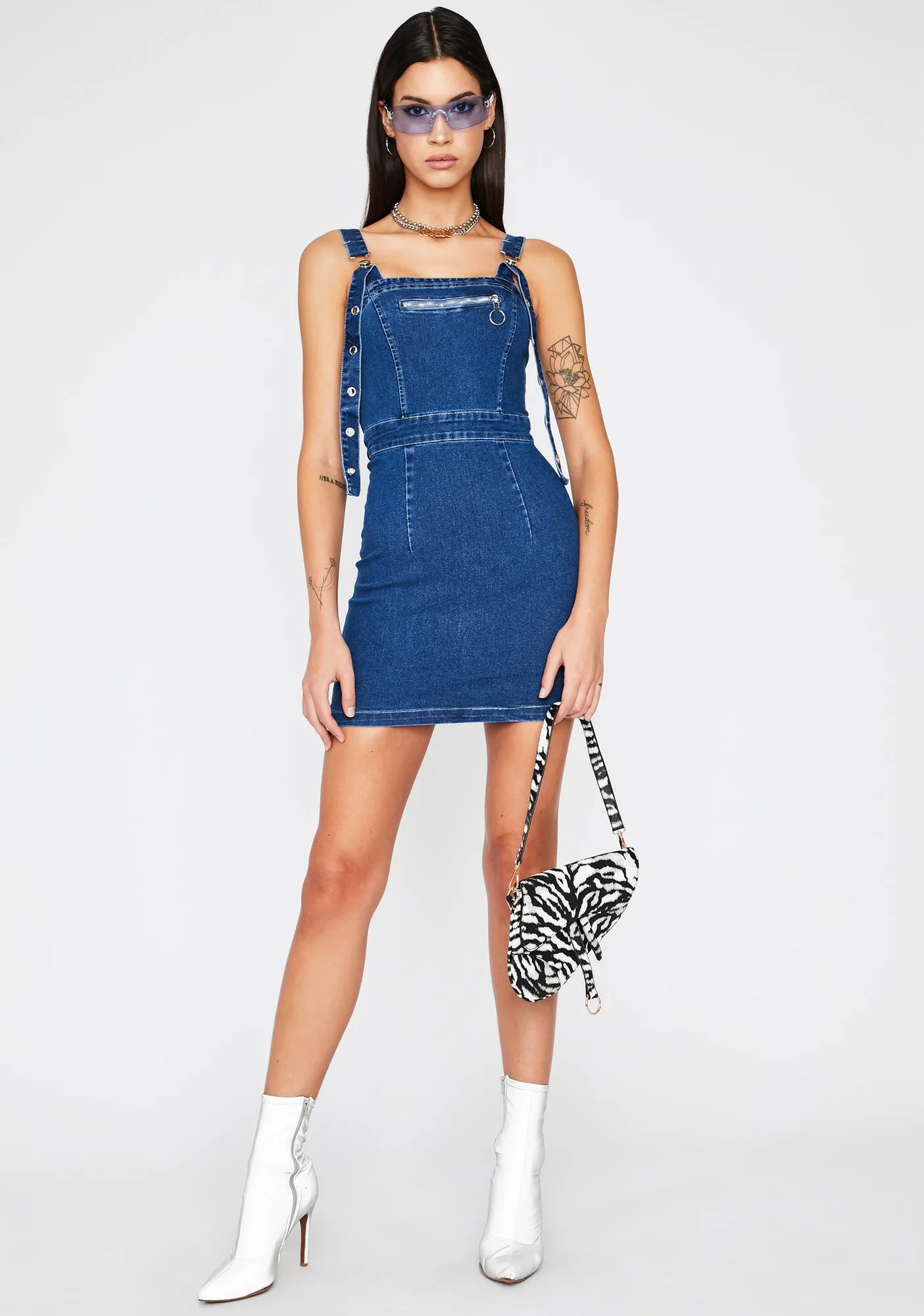 Itz Official Denim Dress sold by Dolls Kill product image thumbnail 3