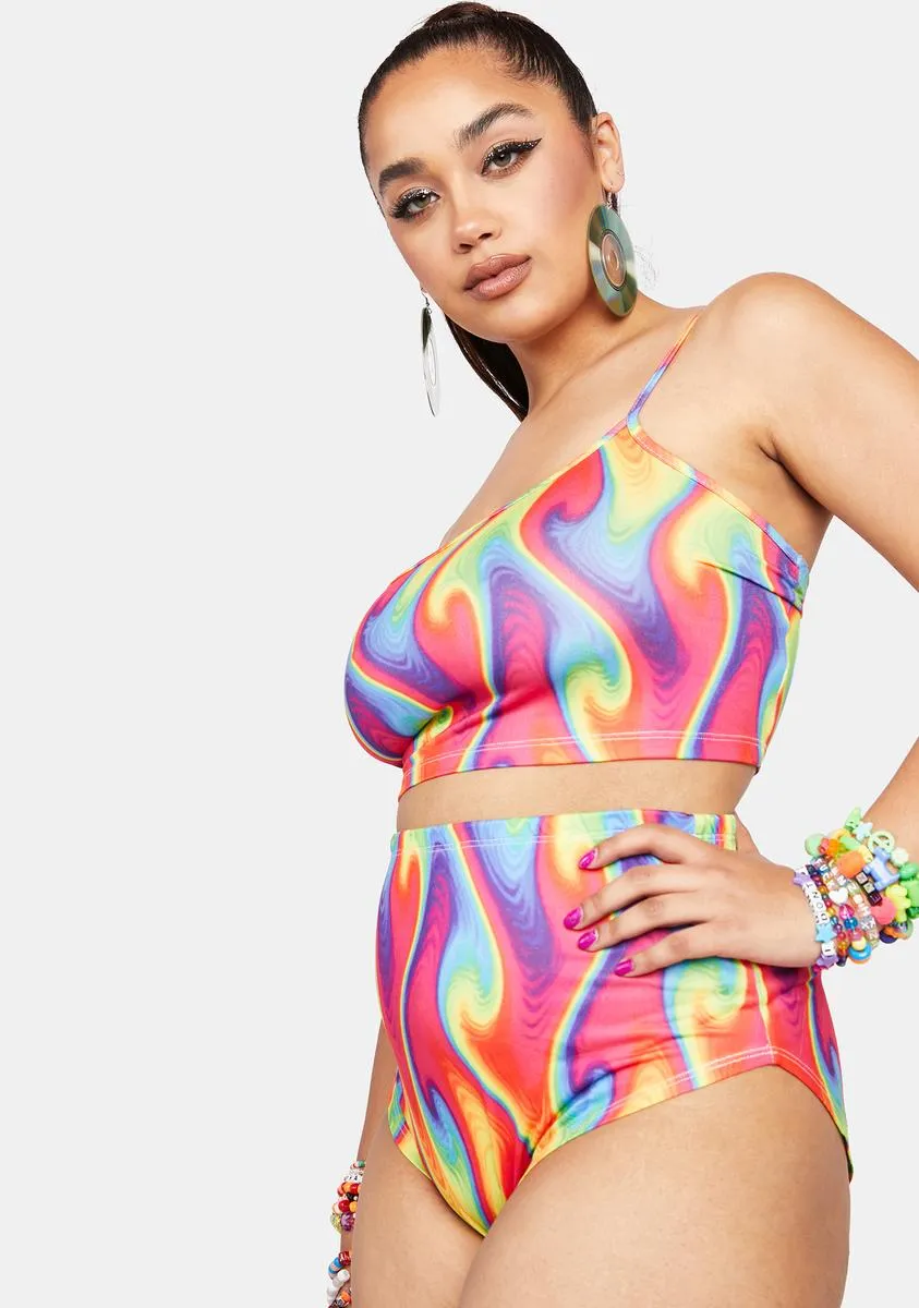 Plus Wild Heat Hot Shorts Set sold by Dolls Kill product image thumbnail 2