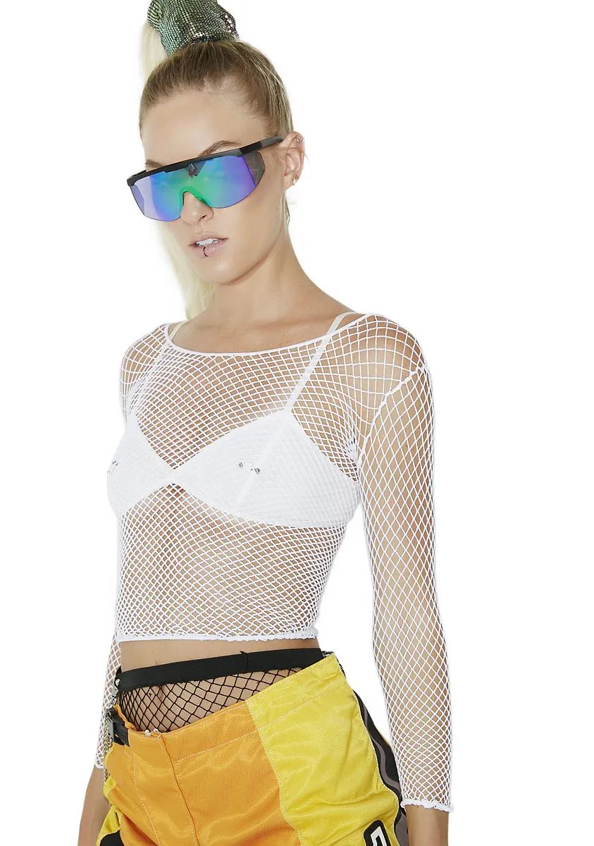 Dangerous Woman Fishnet Top sold by Dolls Kill product image thumbnail 2