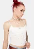 Eyelet You In Crop Top sold by Dolls Kill