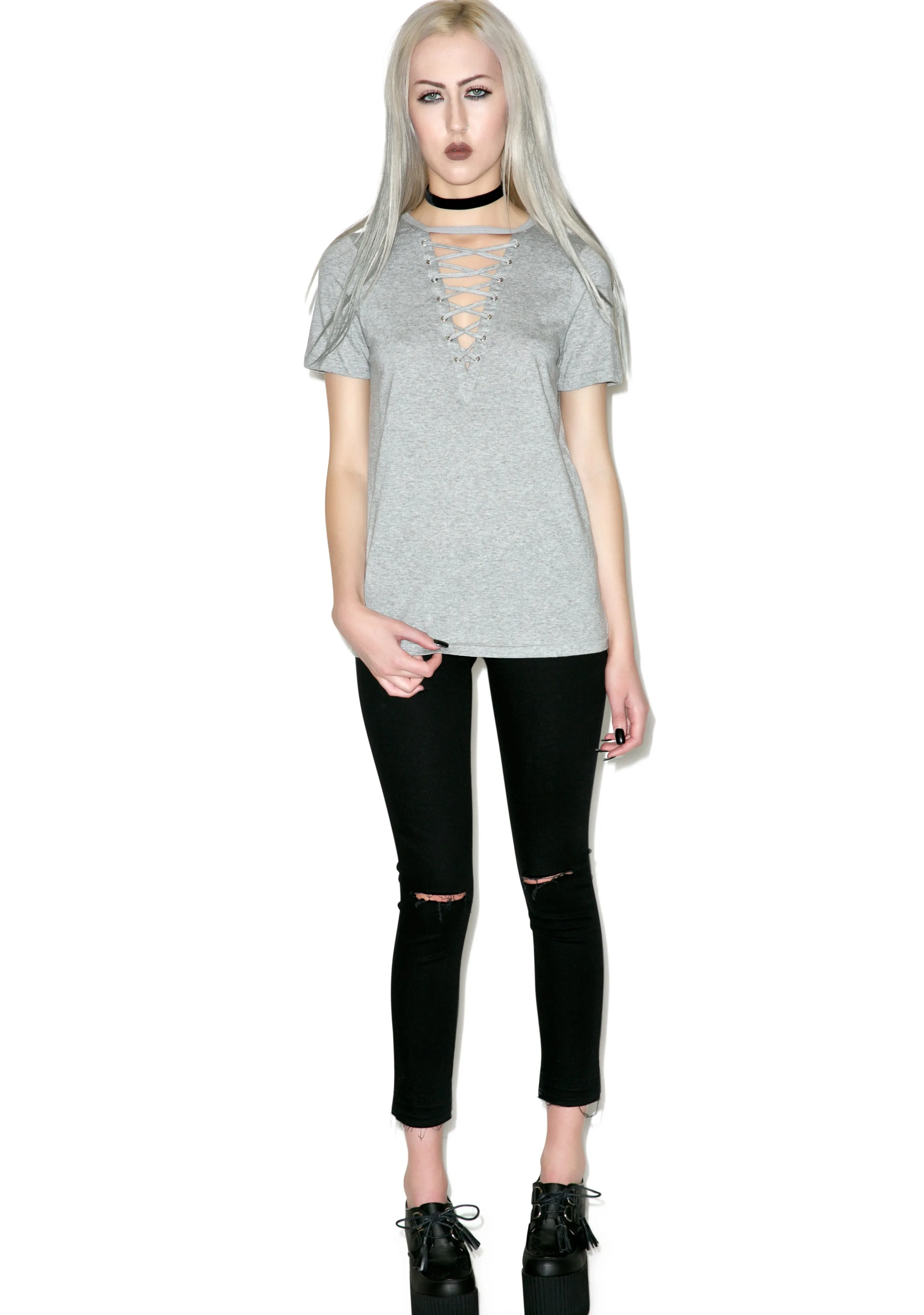 Laces Out T-Shirt sold by Dolls Kill product image thumbnail 2