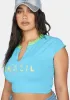 Plus Viva Brazil Crop Tee sold by Dolls Kill