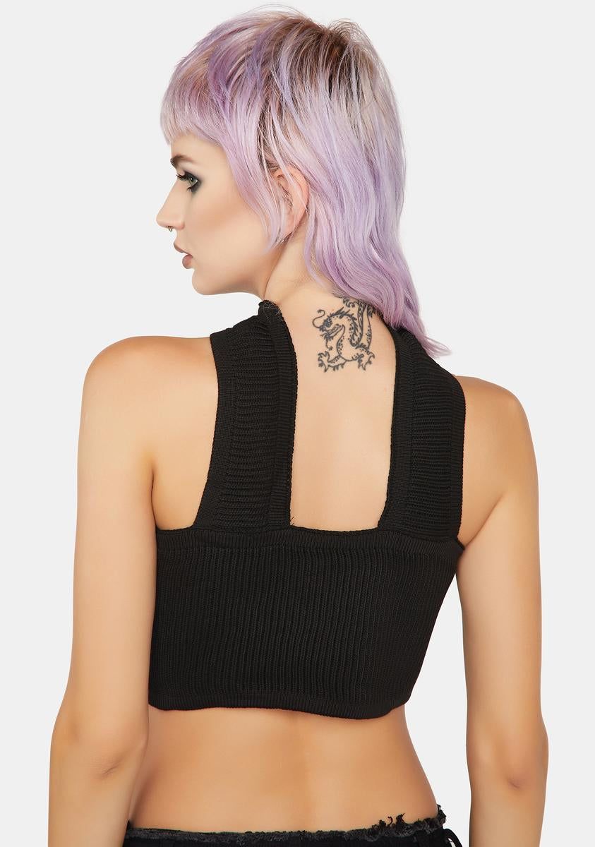 Little Miss Attitude Ribbed Tube Top sold by Dolls Kill product image thumbnail 4