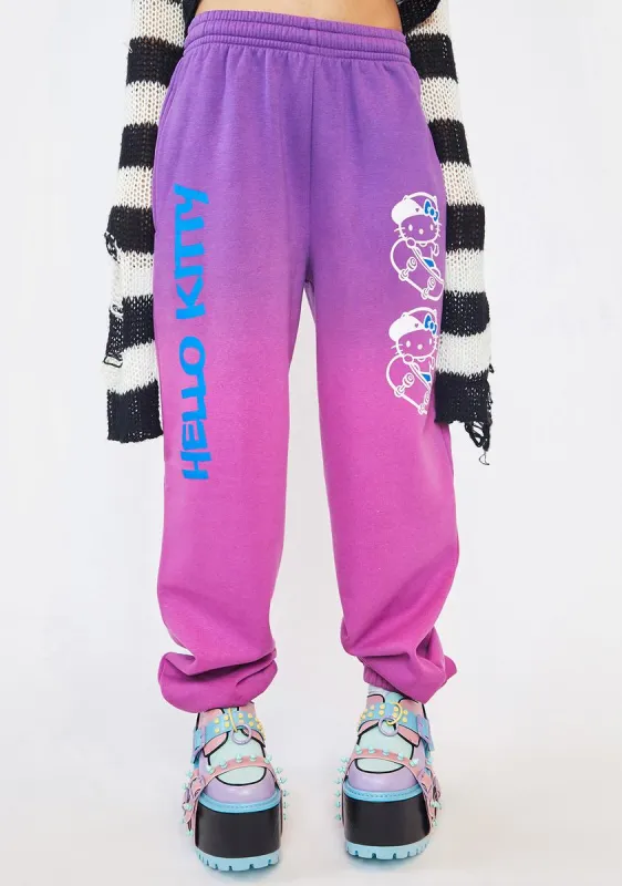 Hello Kitty Ombre Joggers sold by Dolls Kill
