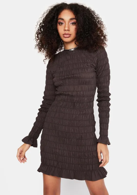 Shirring Mini Dress sold by Dolls Kill