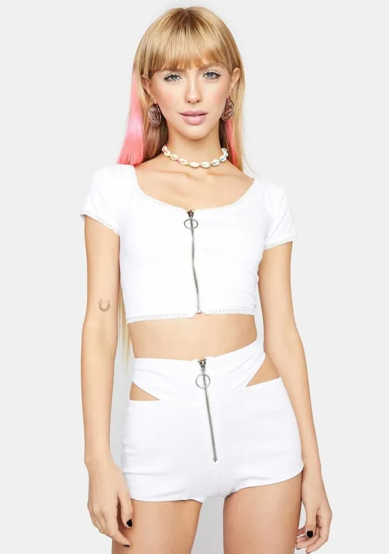 Pure Bliss Cutout Shorts Set sold by Dolls Kill