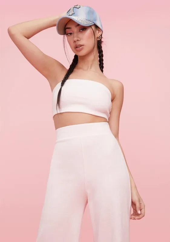 Hillside Hottie Velvet Pants Set sold by Dolls Kill