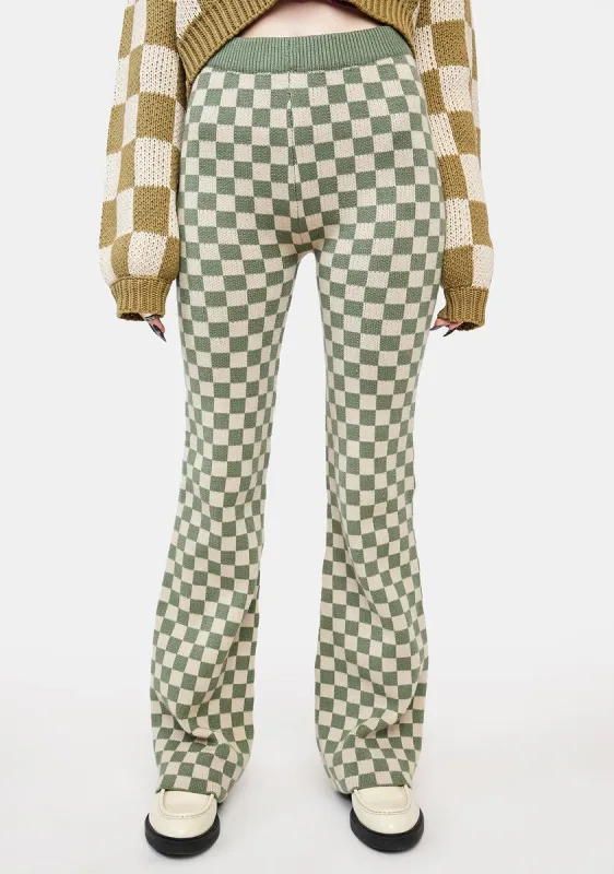 Isle On The Move Checkered Pants sold by Dolls Kill