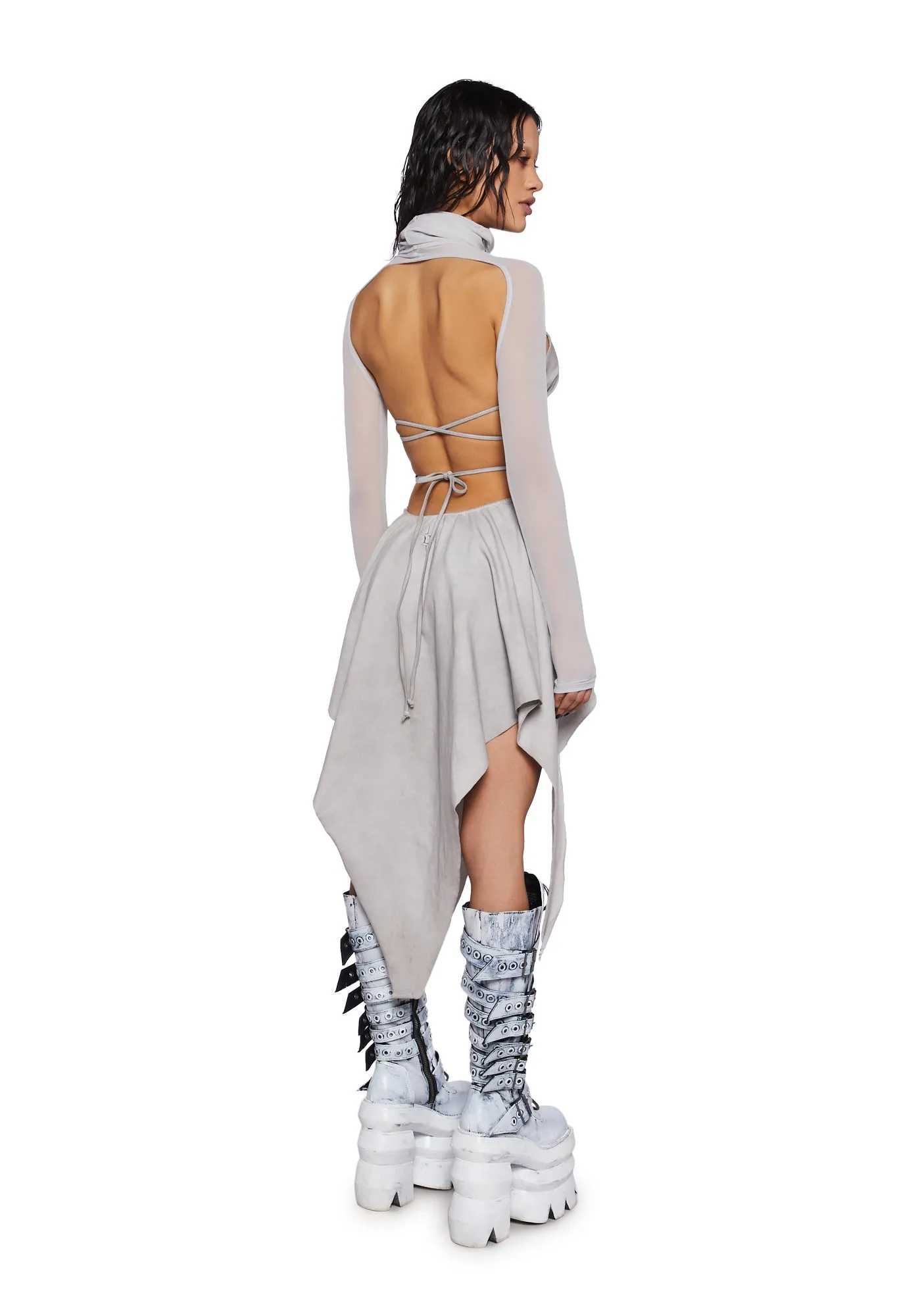 Crossfade Open Back Bikini Dress sold by Dolls Kill product image thumbnail 4