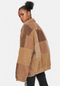 Patchwork Cord Harrington Jacket sold by Dolls Kill