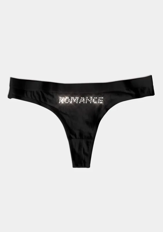 Romance Rhinestone Thong sold by Dolls Kill