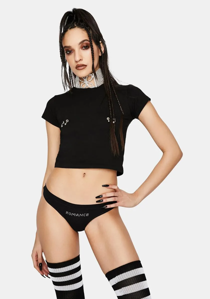 Romance Rhinestone Thong sold by Dolls Kill product image thumbnail 2