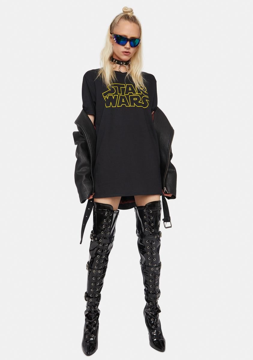 Star Wars Logo Graphic Tee sold by Dolls Kill product image thumbnail 3