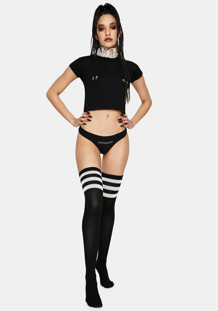 Romance Rhinestone Thong sold by Dolls Kill product image thumbnail 5