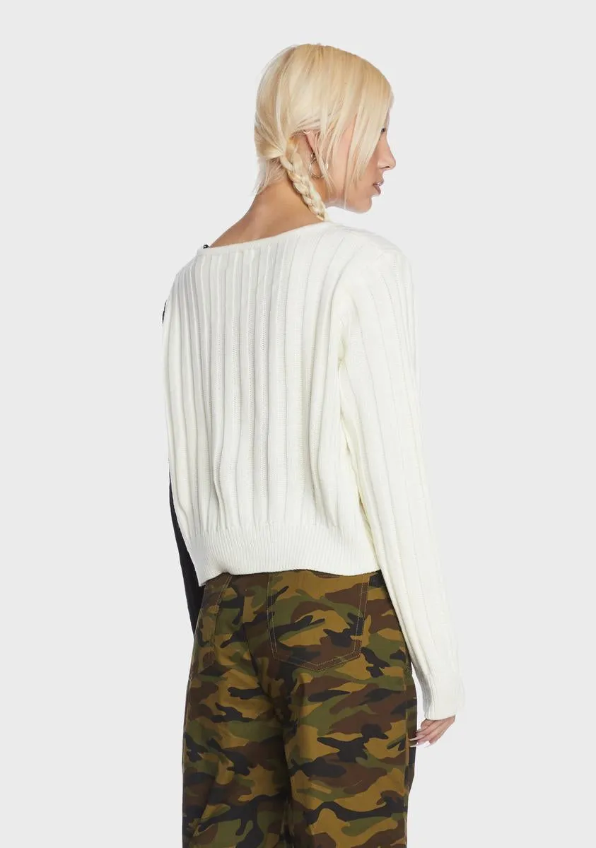 Curfew Breaker Knit Cardigan sold by Dolls Kill product image thumbnail 5