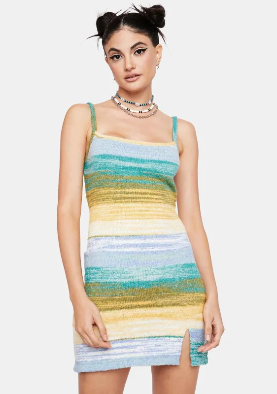 Loveable Sky Sweater Dress sold by Dolls Kill