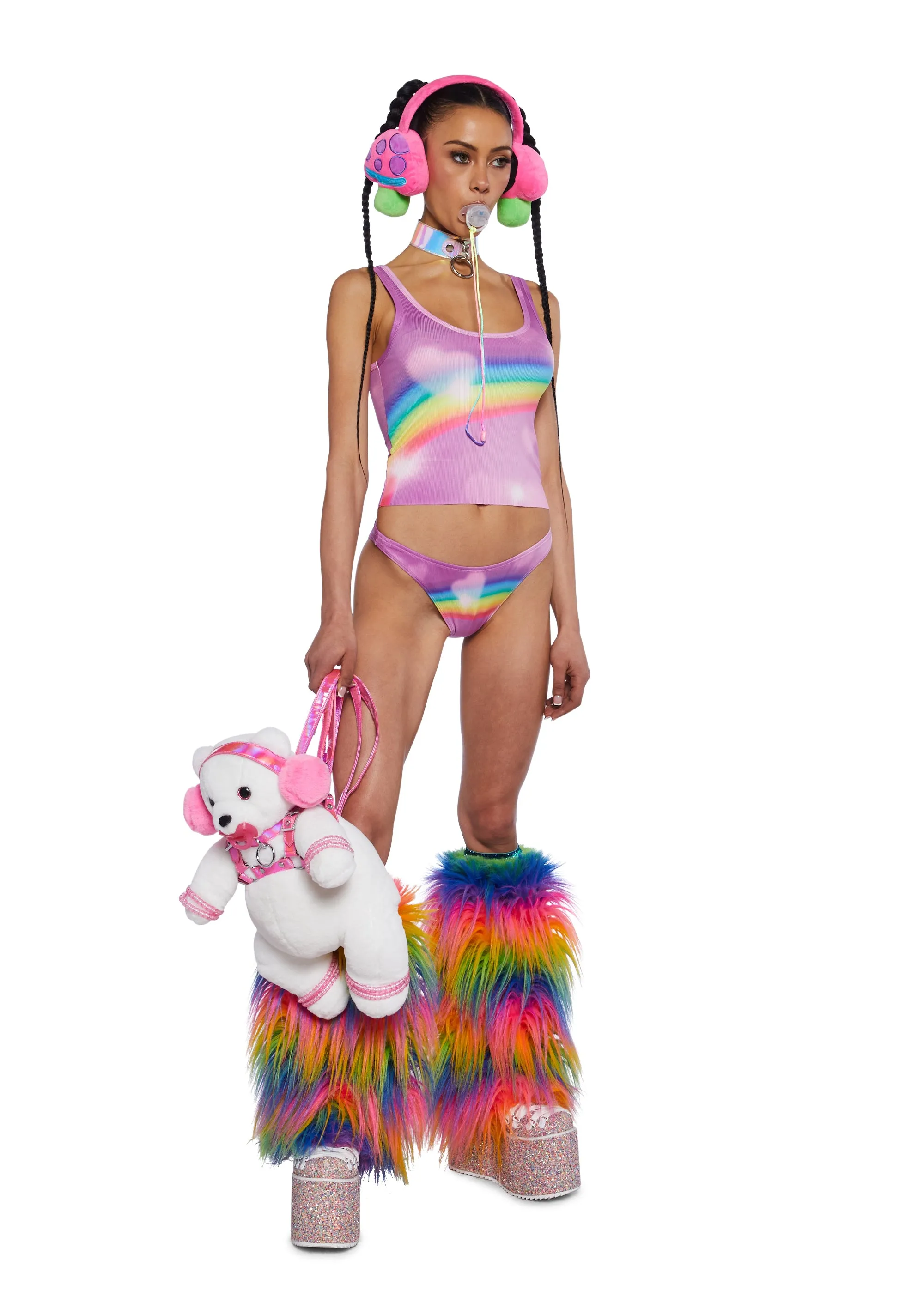 Happy Nation PJ Set sold by Dolls Kill product image thumbnail 2