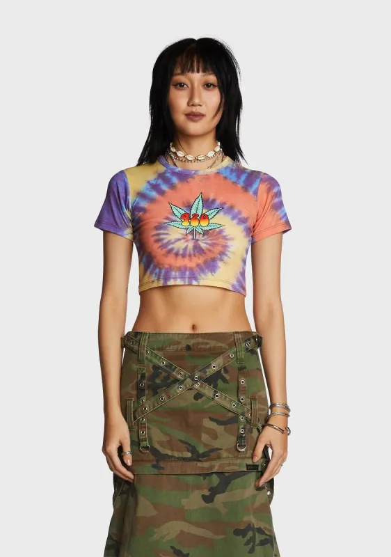 420 Tie Dye Weed Tee sold by Dolls Kill