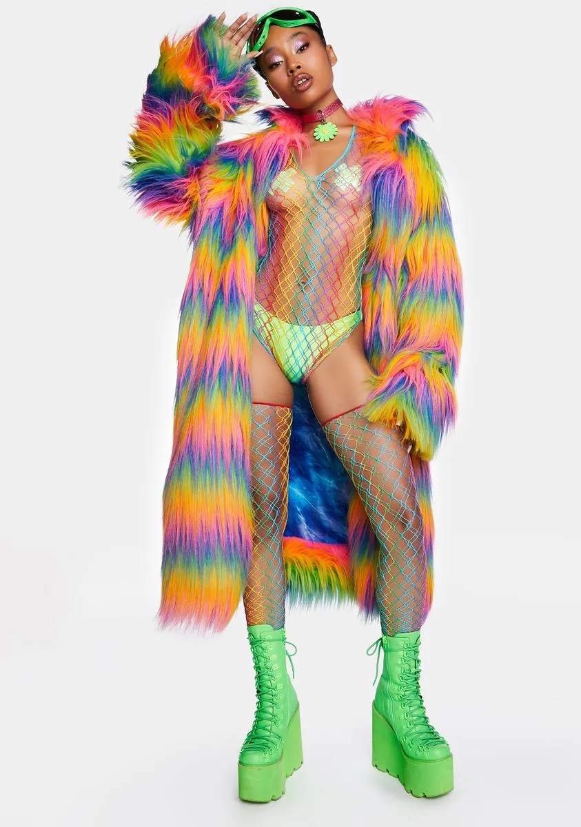 Rainbow Sweet Revenge Bodystocking Set sold by Dolls Kill product image thumbnail 3