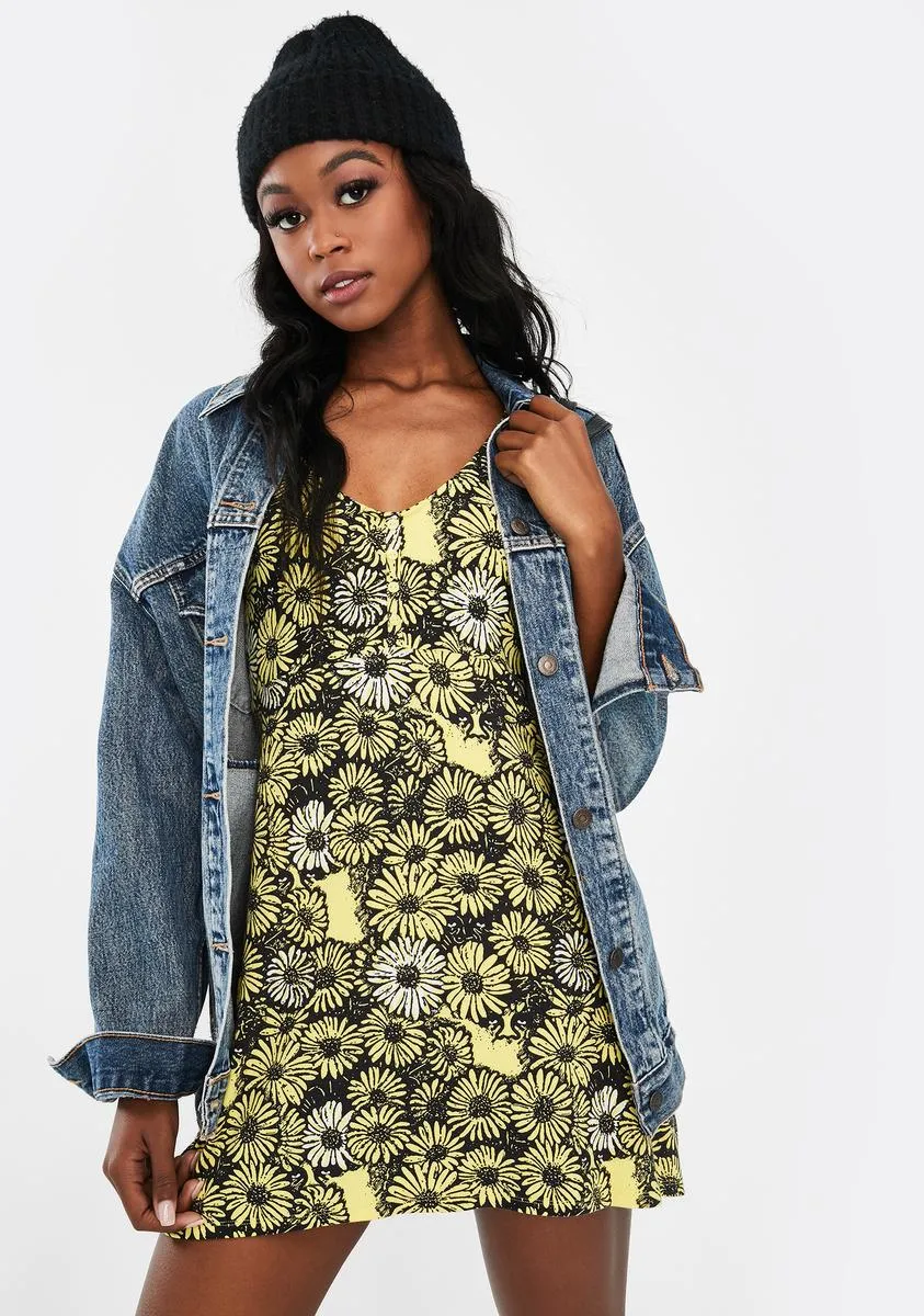 Pedal Floral Mini Dress sold by Dolls Kill product image thumbnail 2