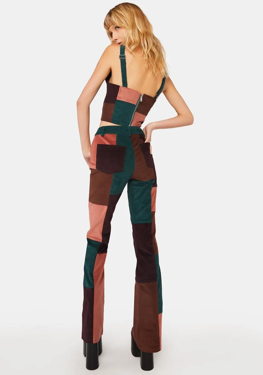 Wonderstruck Corduroy Flare Pants sold by Dolls Kill product image thumbnail 4