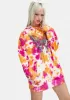 Never Let Go Tie Dye Butterfly Hoodie sold by Dolls Kill