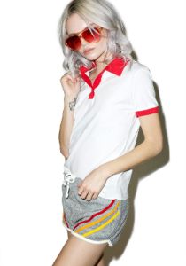 Country Clubbin' Polo Tee sold by Dolls Kill