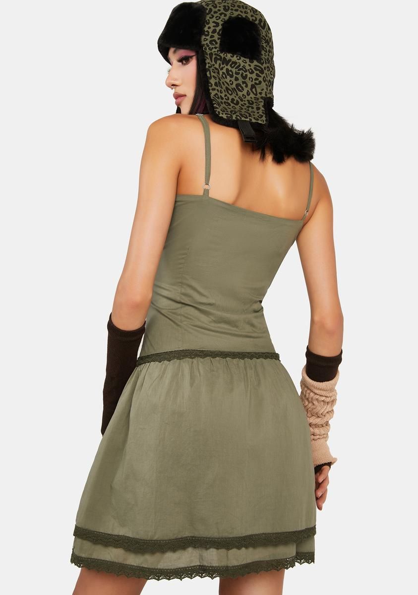 Dana Lace Up Corset Dress sold by Dolls Kill product image thumbnail 4