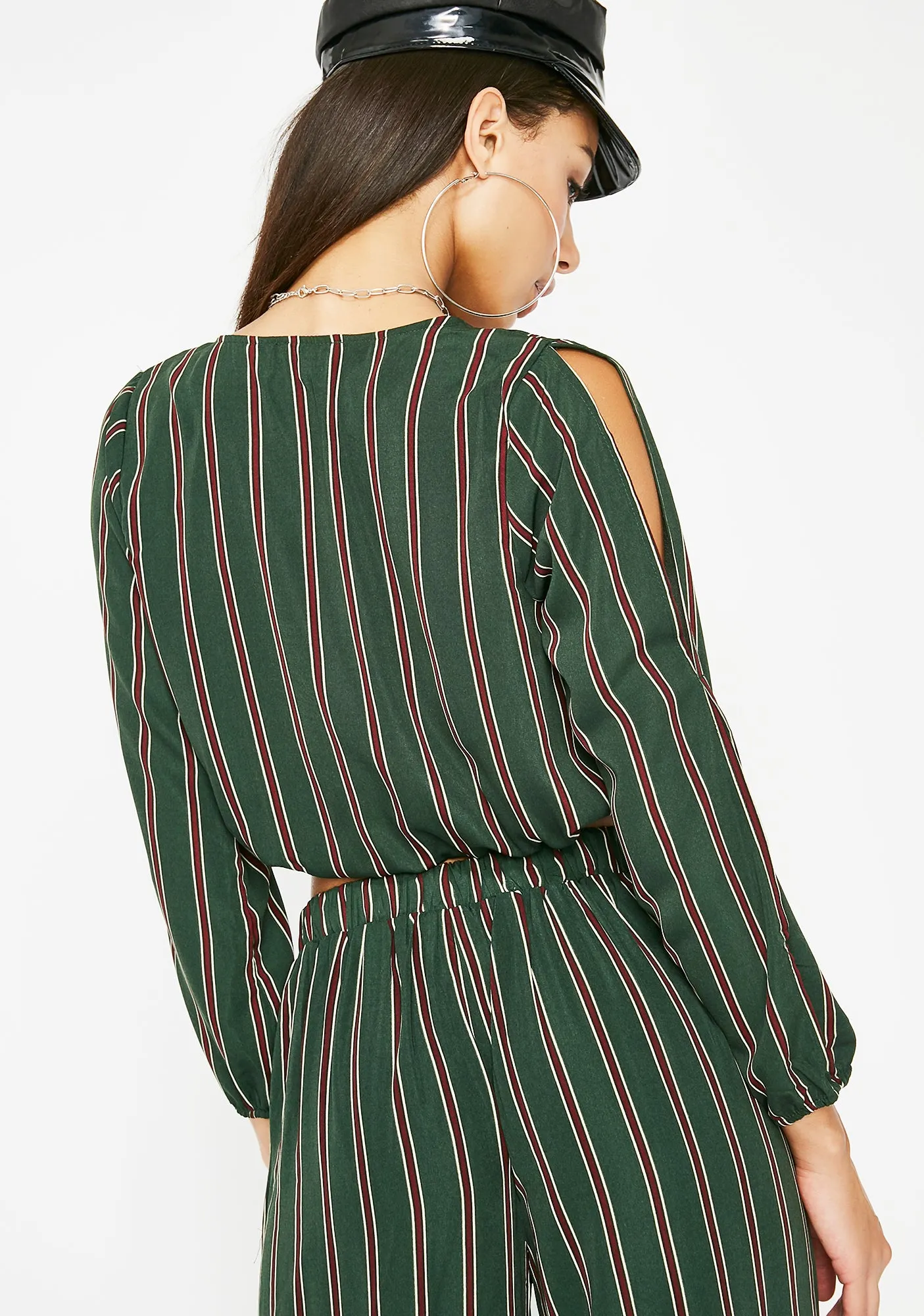 It's All Good Stripe Top sold by Dolls Kill product image thumbnail 4