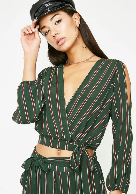 It's All Good Stripe Top sold by Dolls Kill