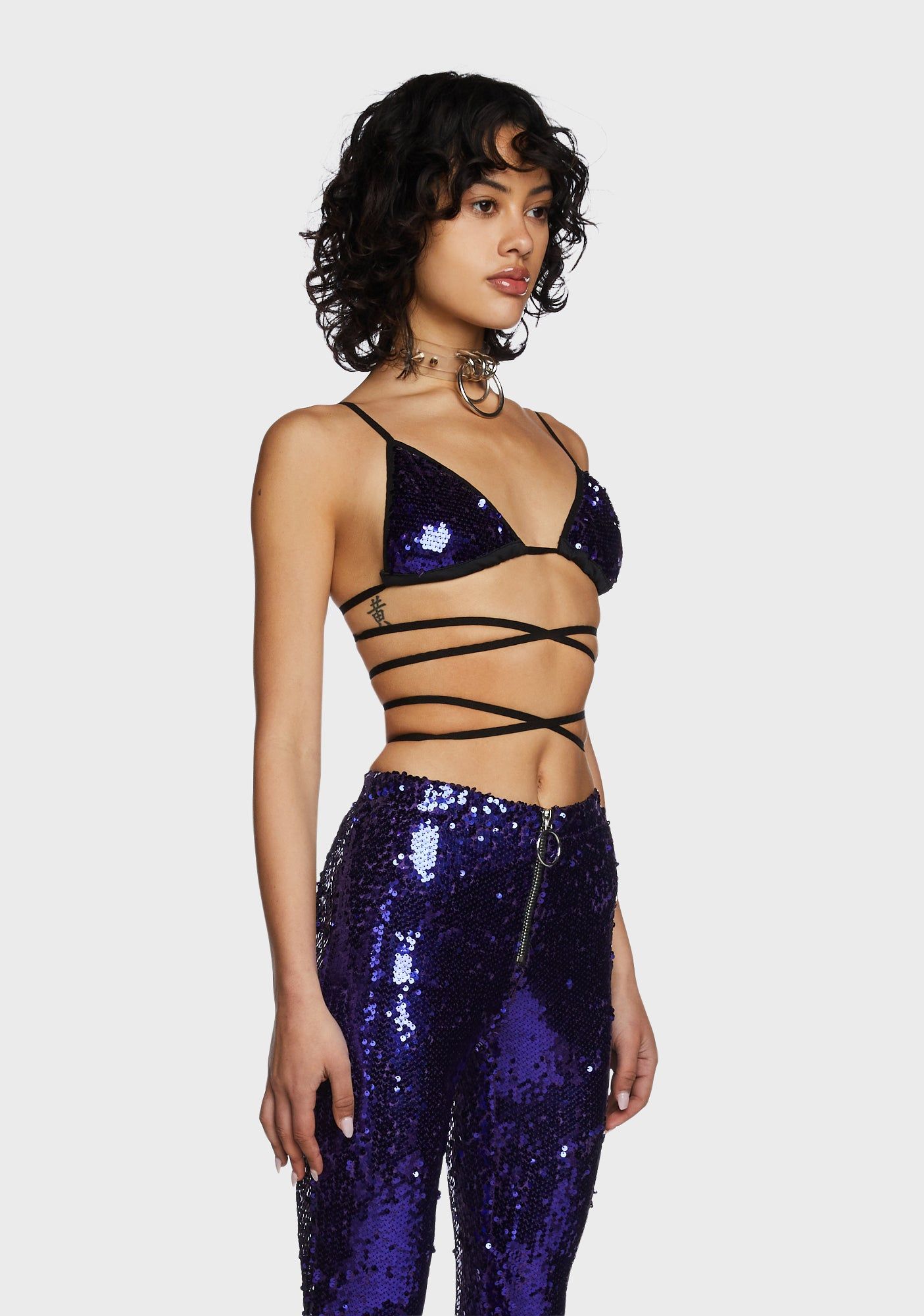Infinity Dream Sequin Bra Top sold by Dolls Kill product image thumbnail 2