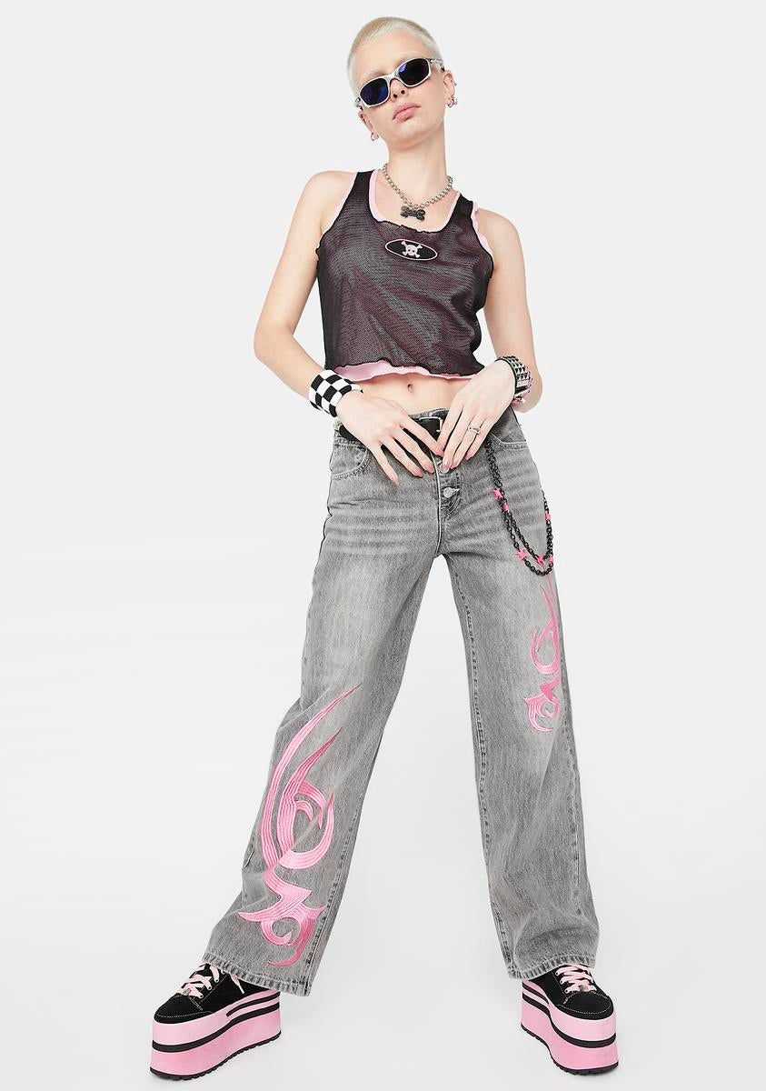 Coming For Me Skull Tank Top sold by Dolls Kill product image thumbnail 3