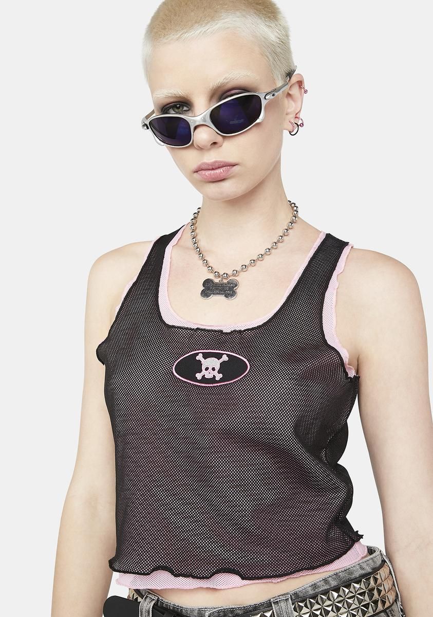 Coming For Me Skull Tank Top sold by Dolls Kill product image thumbnail 2