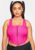 Plus Bubblegum Down For It Corset Top sold by Dolls Kill