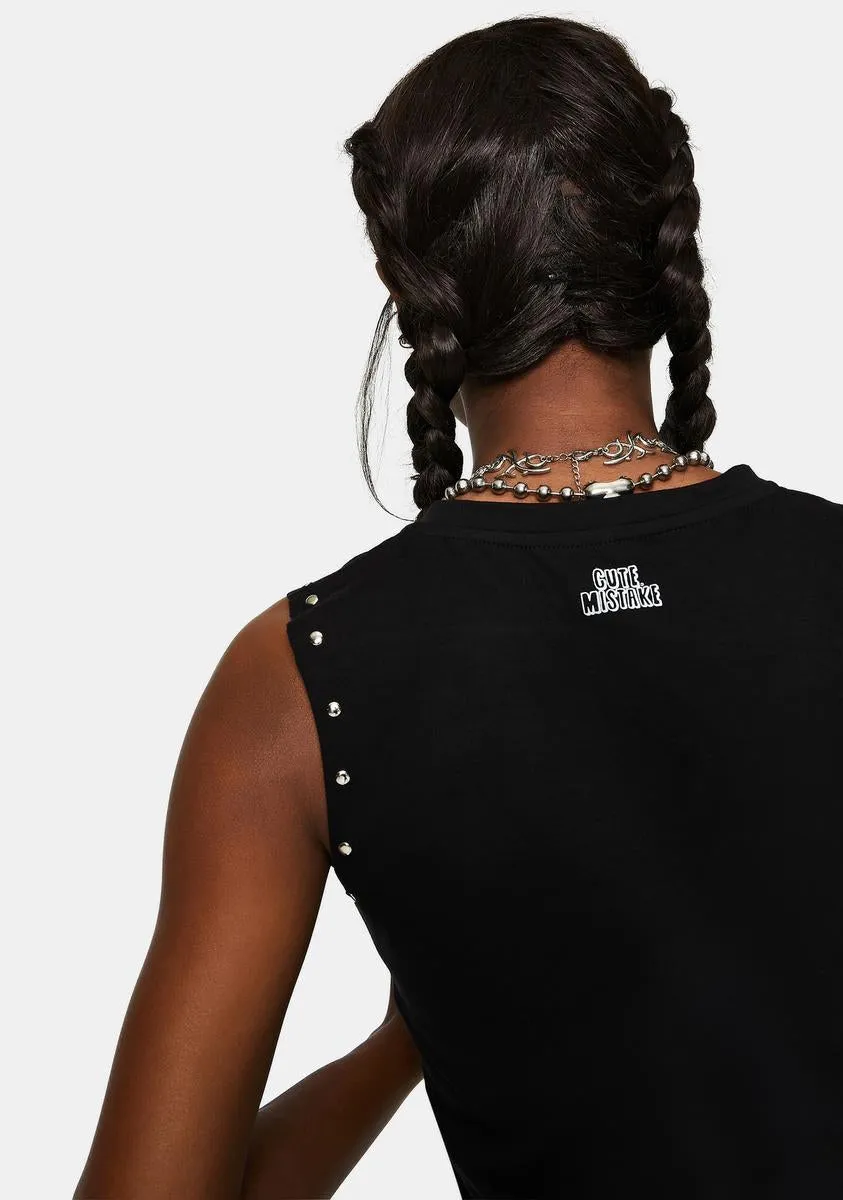 Bad Angel Crop Tank sold by Dolls Kill product image thumbnail 4