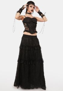 Lace Corset Top sold by Dolls Kill