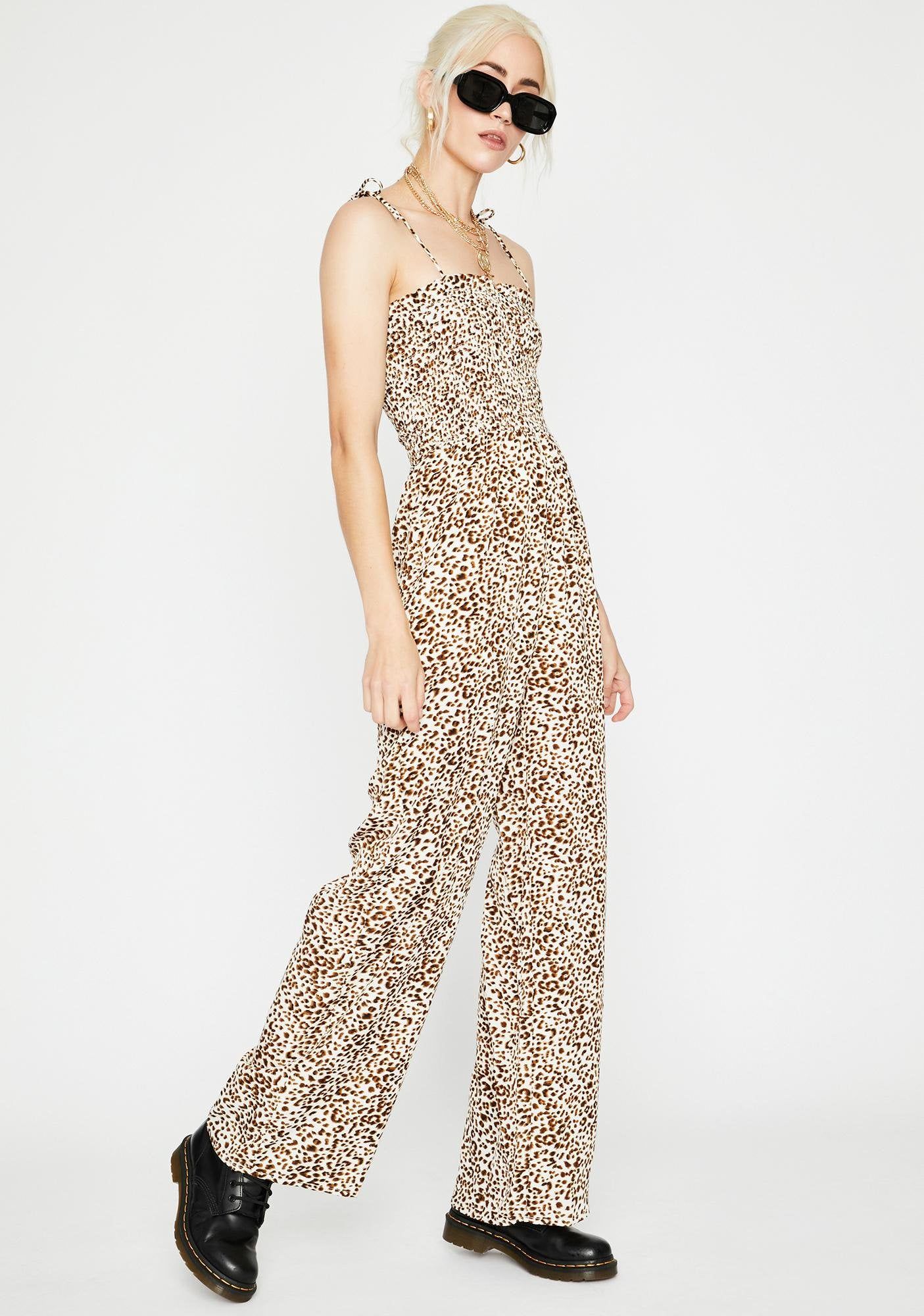 Kitten Club Leopard Jumpsuit sold by Dolls Kill product image thumbnail 3