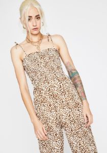 Kitten Club Leopard Jumpsuit sold by Dolls Kill