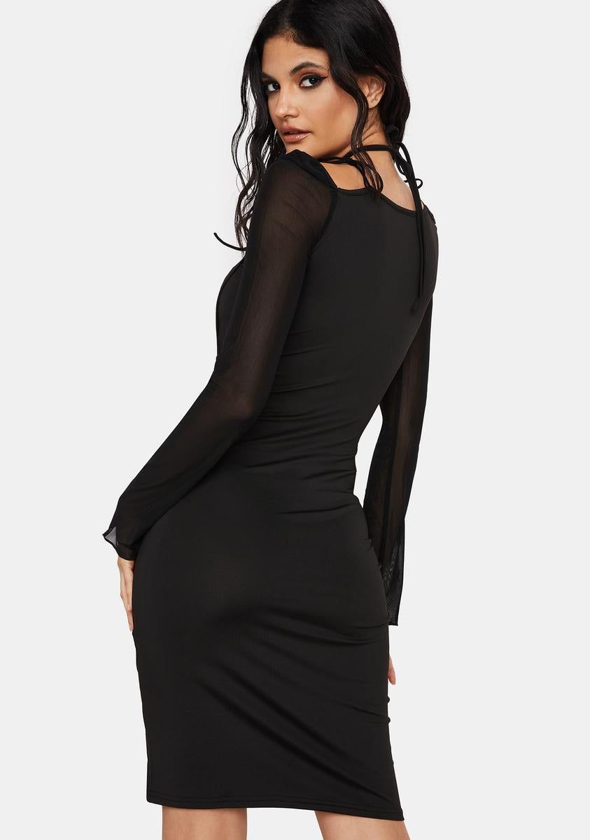 Rock Of Ages Cut Out Dress sold by Dolls Kill product image thumbnail 4