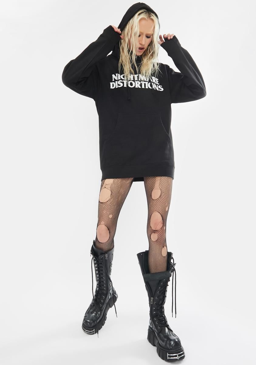 Distortions Pullover Hoodie sold by Dolls Kill product image thumbnail 3