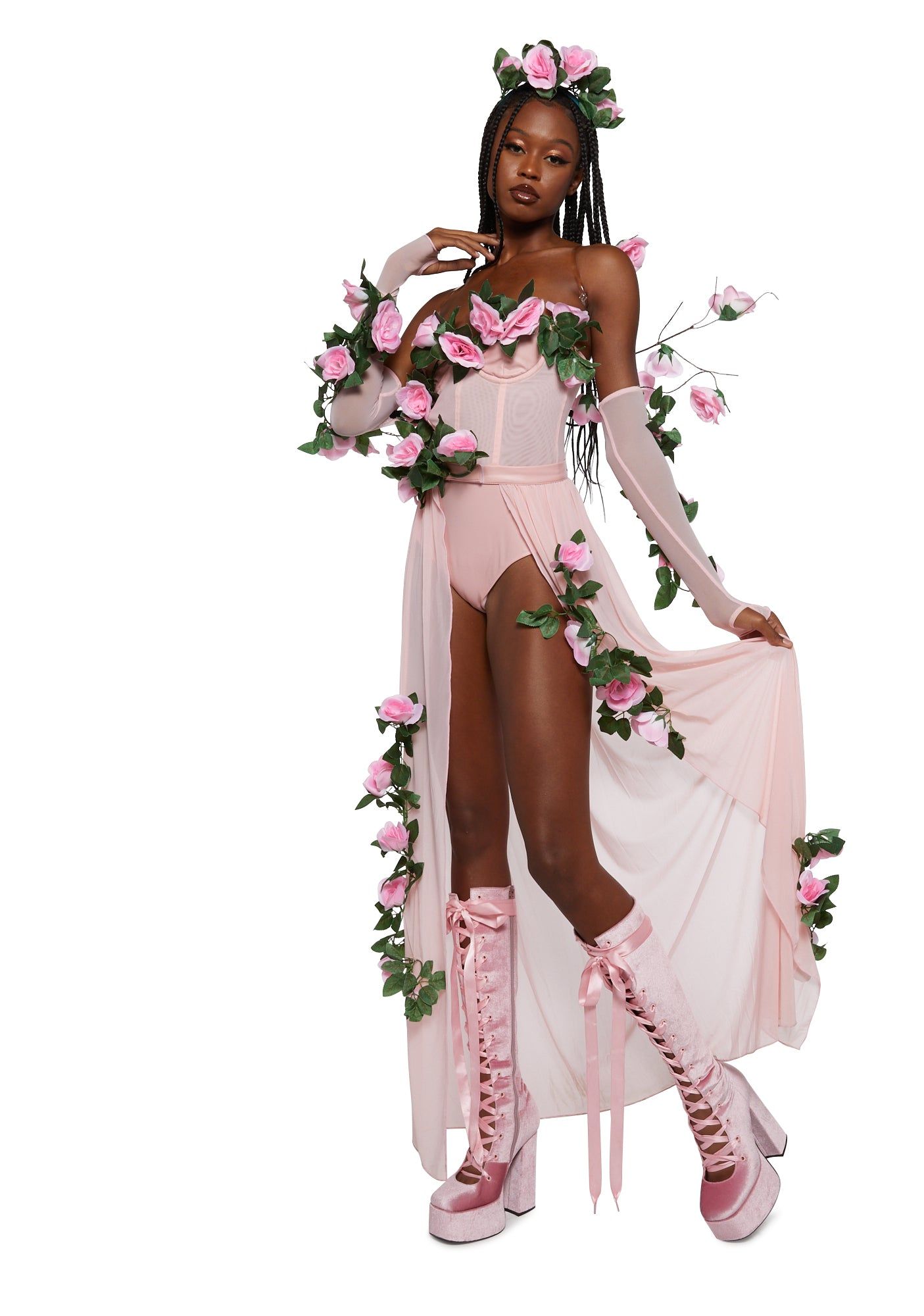 Garden Goddess Costume Set sold by Dolls Kill product image thumbnail 2