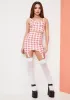 We Belong Together Gingham Bustier Top sold by Dolls Kill