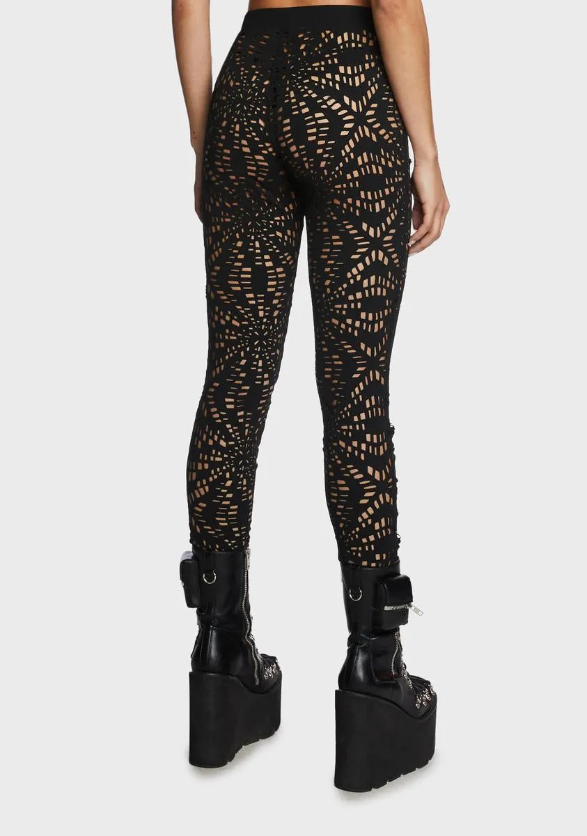 Future Light Cut-Out Leggings sold by Dolls Kill product image thumbnail 4